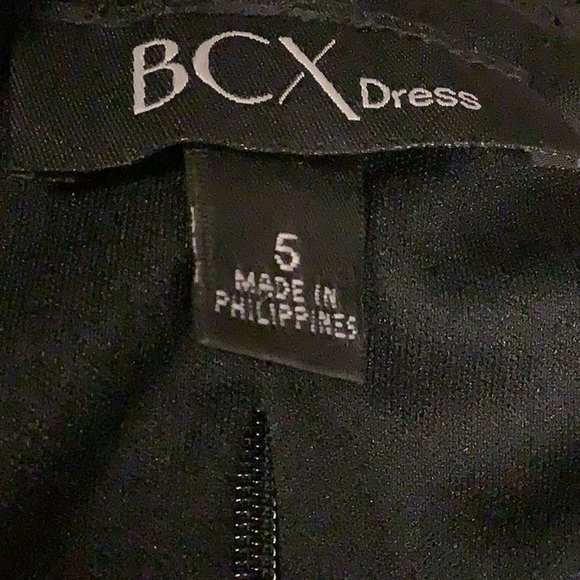 BCX 2-Piece Black Lace Skirt Set Size 5 New Without Tags - Picture 4 of 7